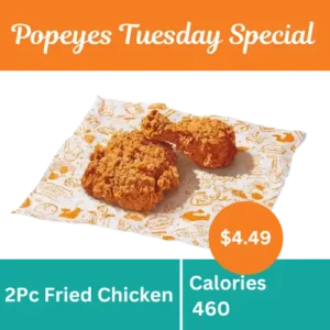 Popeyes Daily Specials 2026 & $10 Tuesday Special Prices 6 Popeyes Tuesday Special