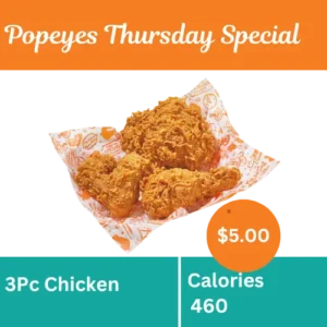 Popeyes Daily Specials 2026 & $10 Tuesday Special Prices 8 Popeyes Thursday Special