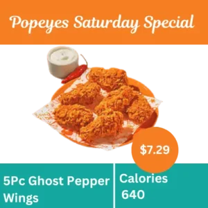 Popeyes Daily Specials 2026 & $10 Tuesday Special Prices 10 Popeyes Saturday Special